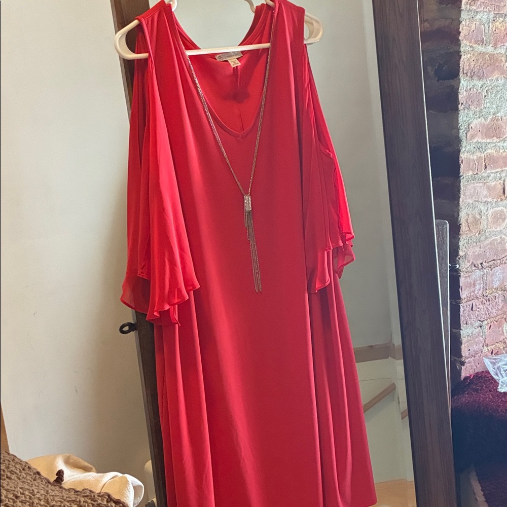 Elegant Red Women's Dress
